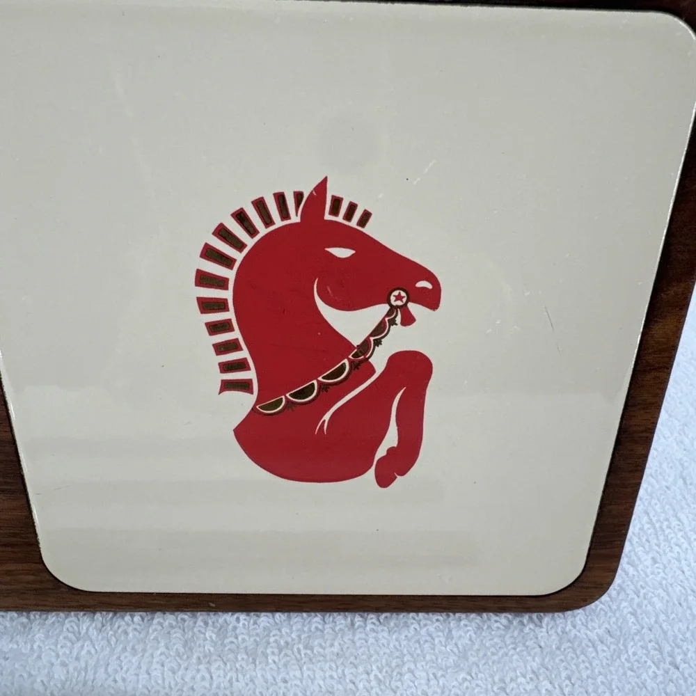 MCM Barware Tool Mixology Set‎ Italian Horse Walnut Cutting Board 10